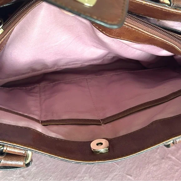 Liz Claiborne Vintage gorgeous leather tote bag - Picture 12 of 16